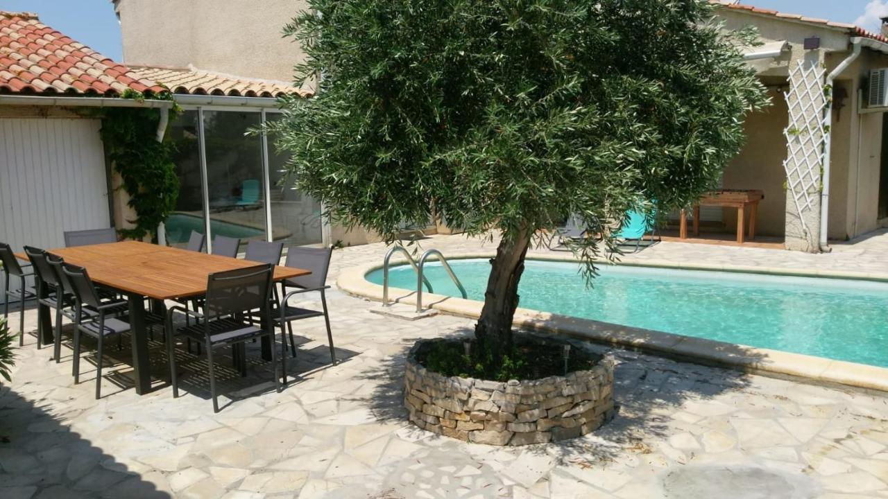 Villa maison avec piscine à Lézignan-Corbières Extérieur photo